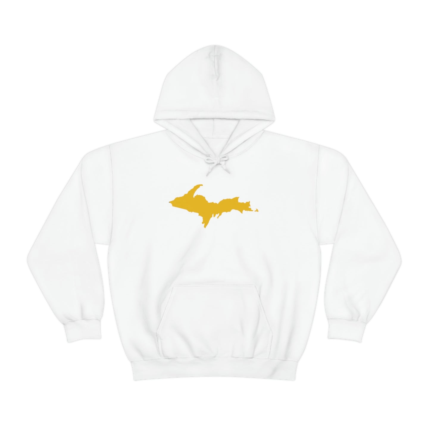 Michigan Upper Peninsula Hoodie (w/ Gold U.P. Outline) | Unisex Standard