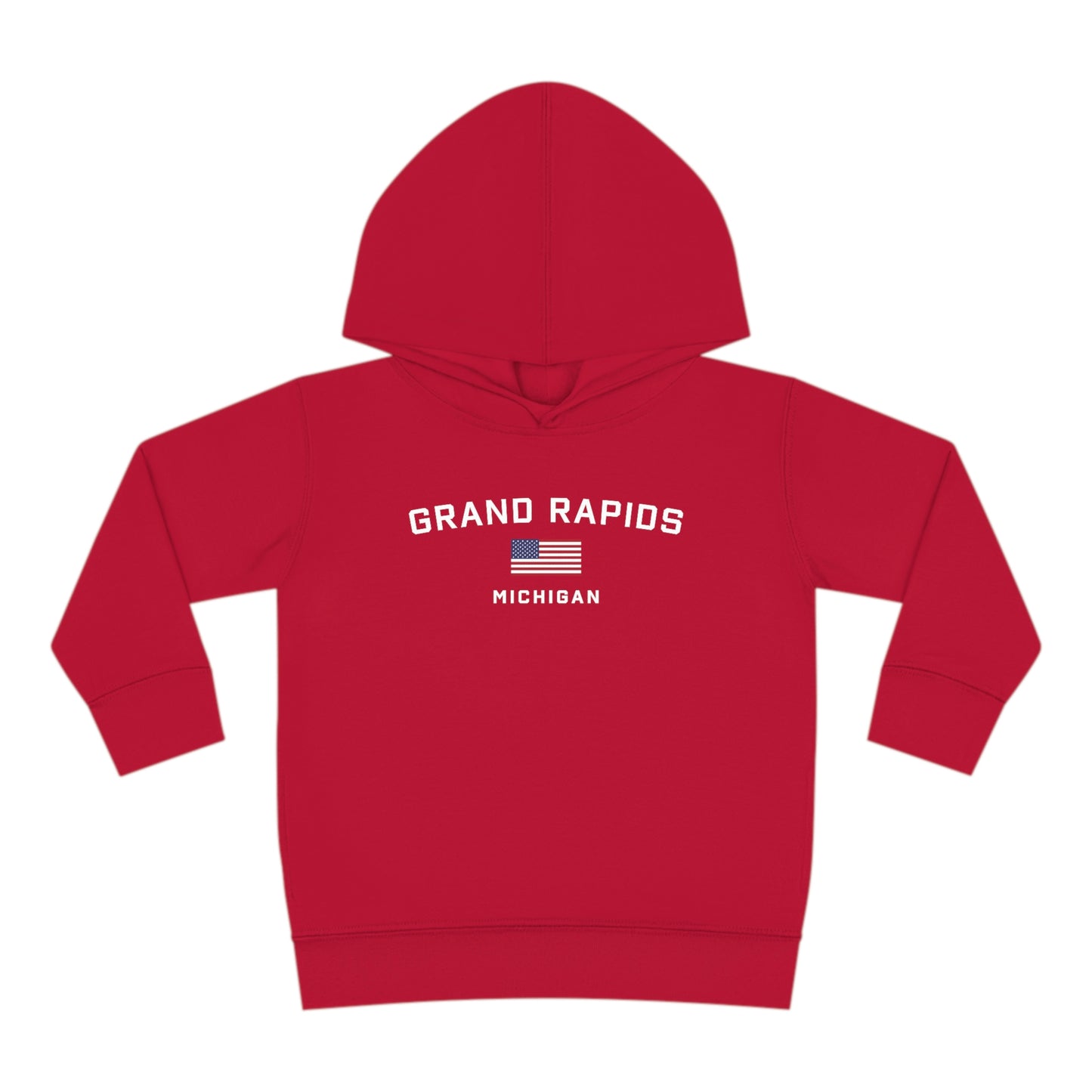 'Grand Rapids' Hoodie (w/USA Flag Outline) | Unisex Toddler