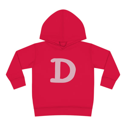 Detroit 'Old French D' Hoodie (Pink Full Body Outline) | Unisex Toddler