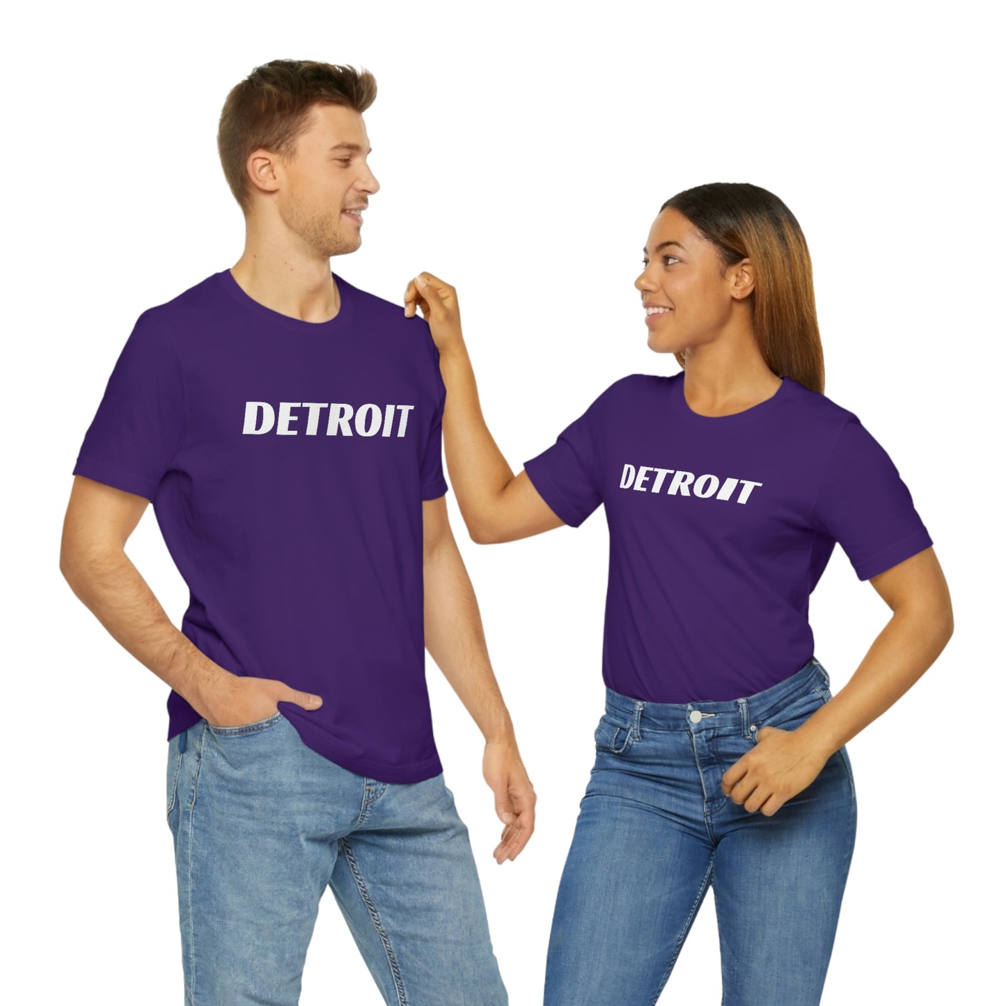 'Detroit' T-Shirt (Racing Font) | Unisex Standard Fit