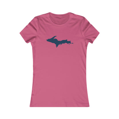 Michigan Upper Peninsula T-Shirt (w/ UP Outline) | Women's Slim Fit