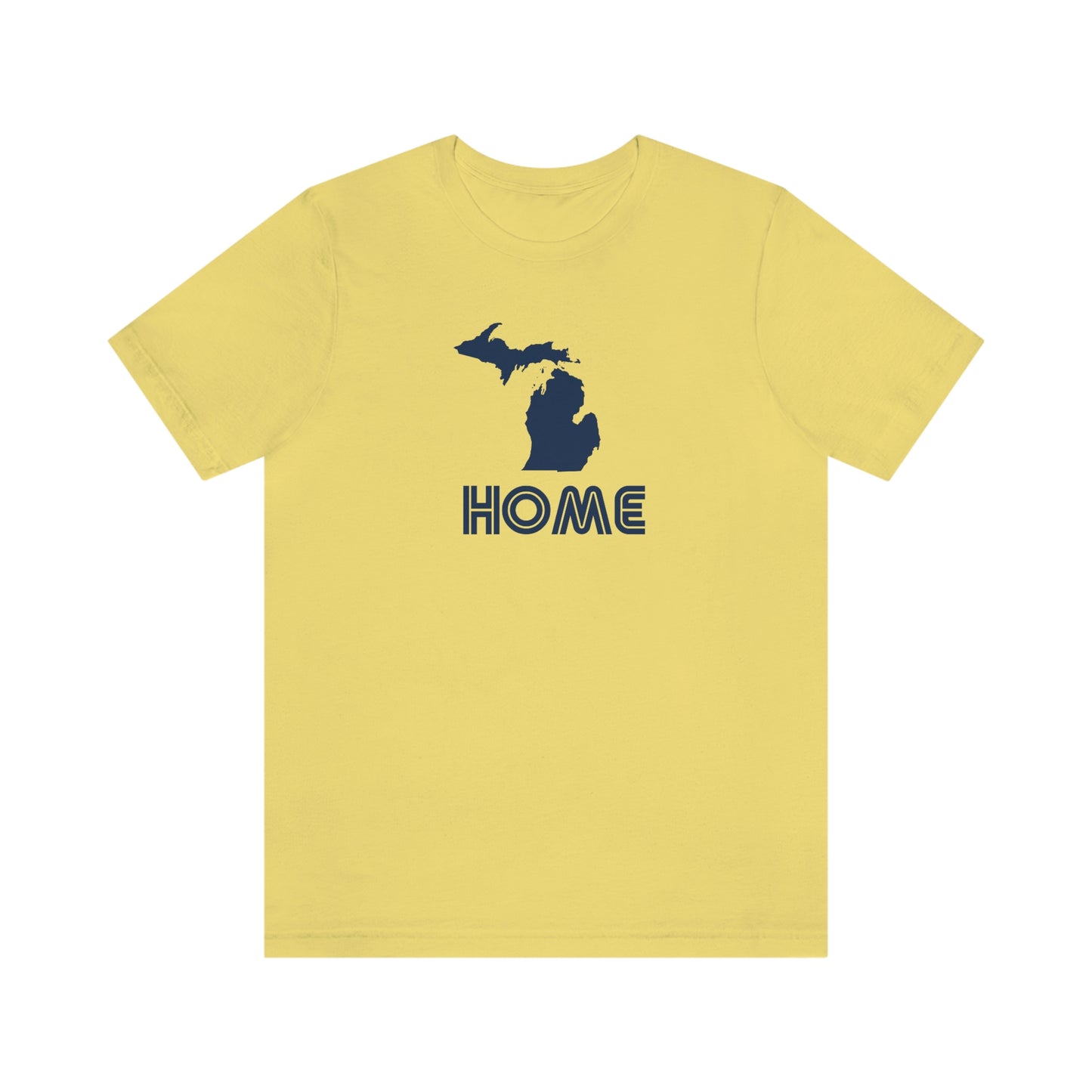 Michigan 'Home' T-Shirt (1970s Audiophile Font) | Unisex Standard Fit