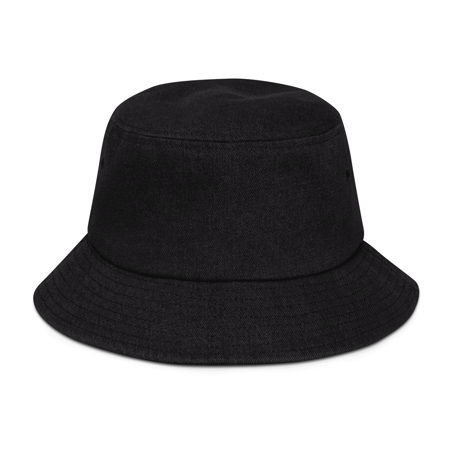 'Detroit' Denim Bucket Hat (Irish Font w/Shamrocks) - Circumspice Michigan