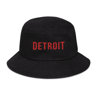 'Detroit' Denim Bucket Hat (Streaming Parody) - Circumspice Michigan