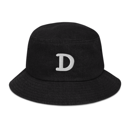 Detroit 'Old French D' Denim Bucket Hat