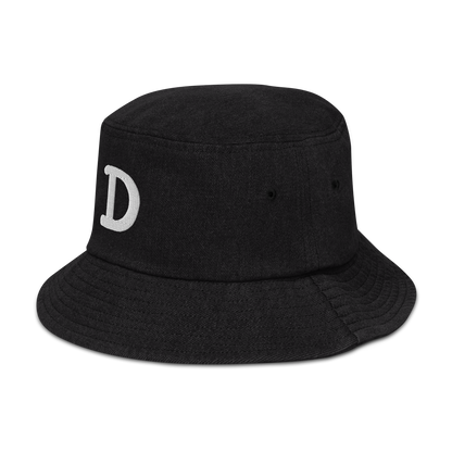 Detroit 'Old French D' Denim Bucket Hat