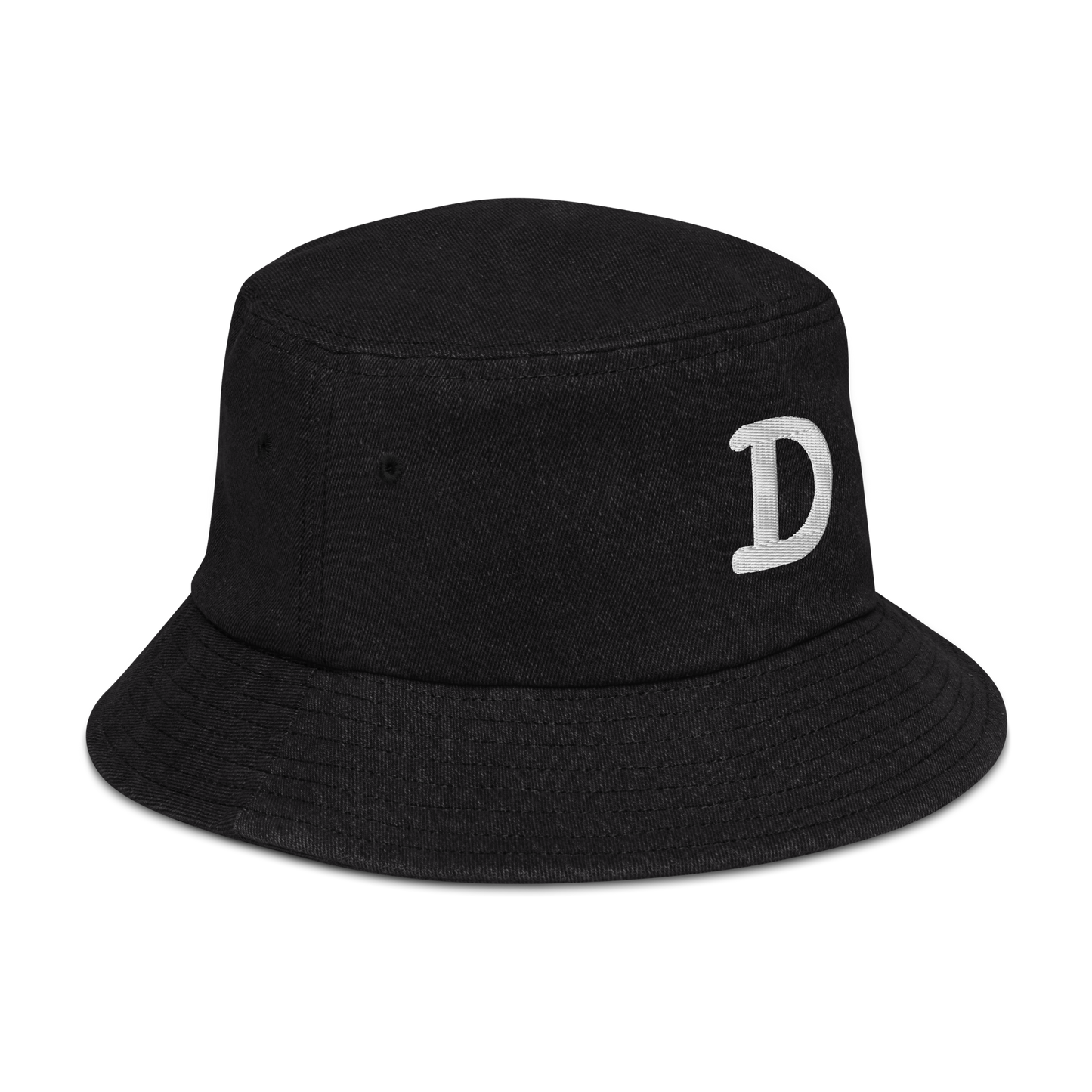 Detroit 'Old French D' Denim Bucket Hat