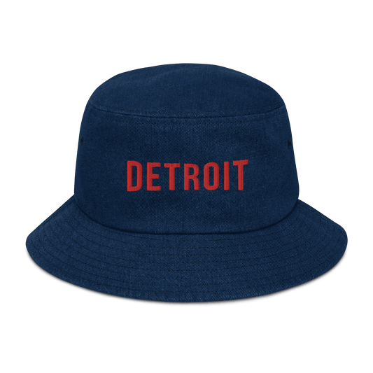 'Detroit' Denim Bucket Hat (Streaming Parody) - Circumspice Michigan