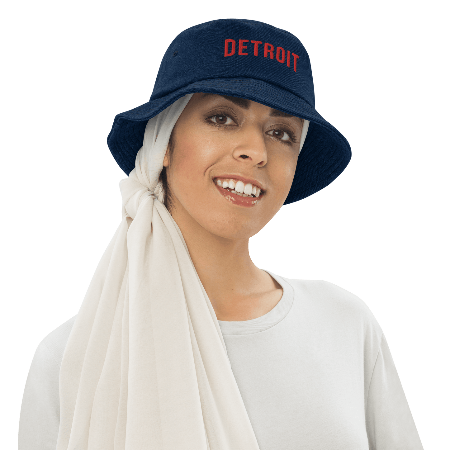 'Detroit' Denim Bucket Hat (Streaming Parody) - Circumspice Michigan