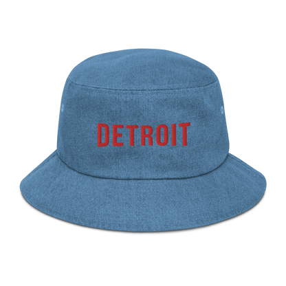 'Detroit' Denim Bucket Hat (Streaming Parody) - Circumspice Michigan