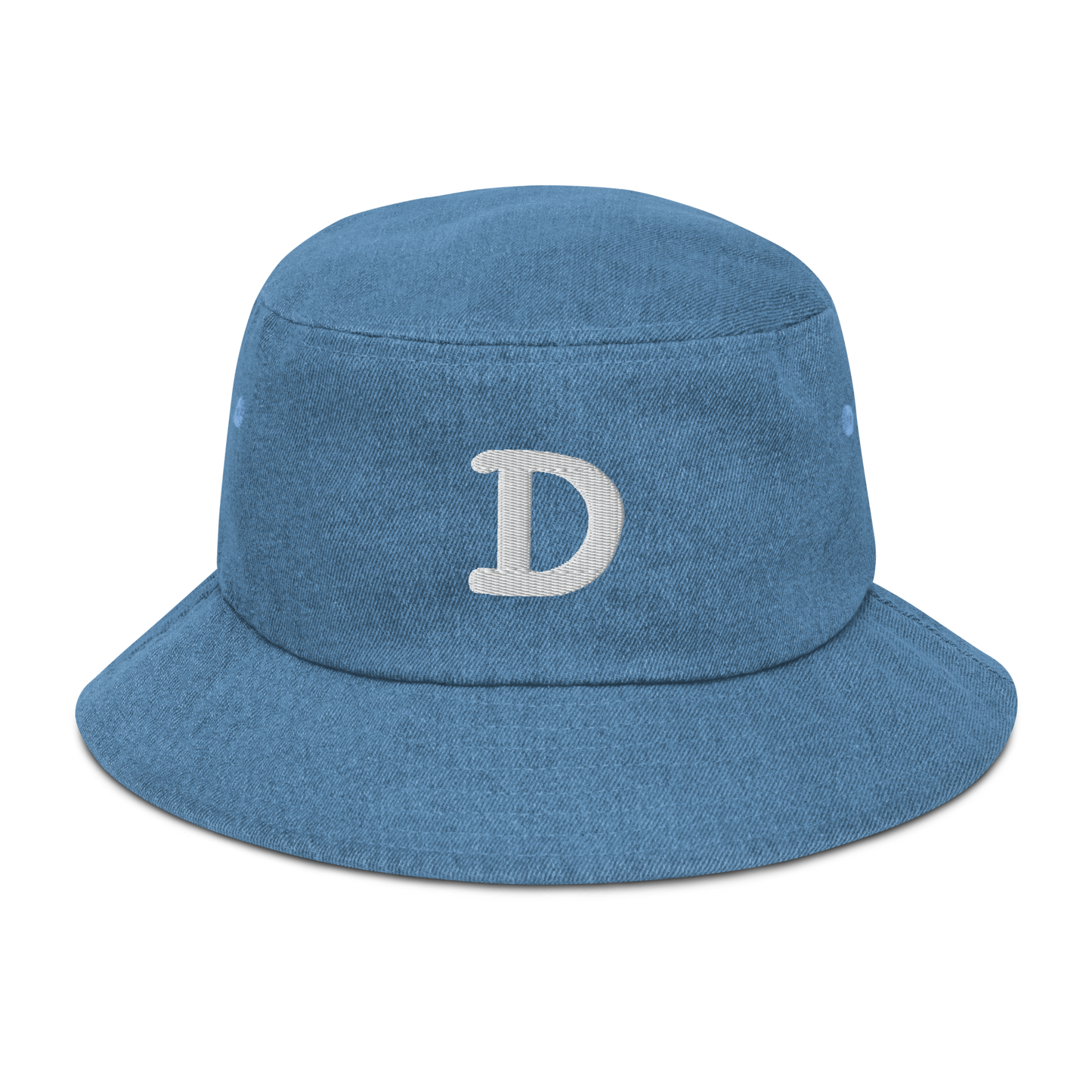 Detroit 'Old French D' Denim Bucket Hat