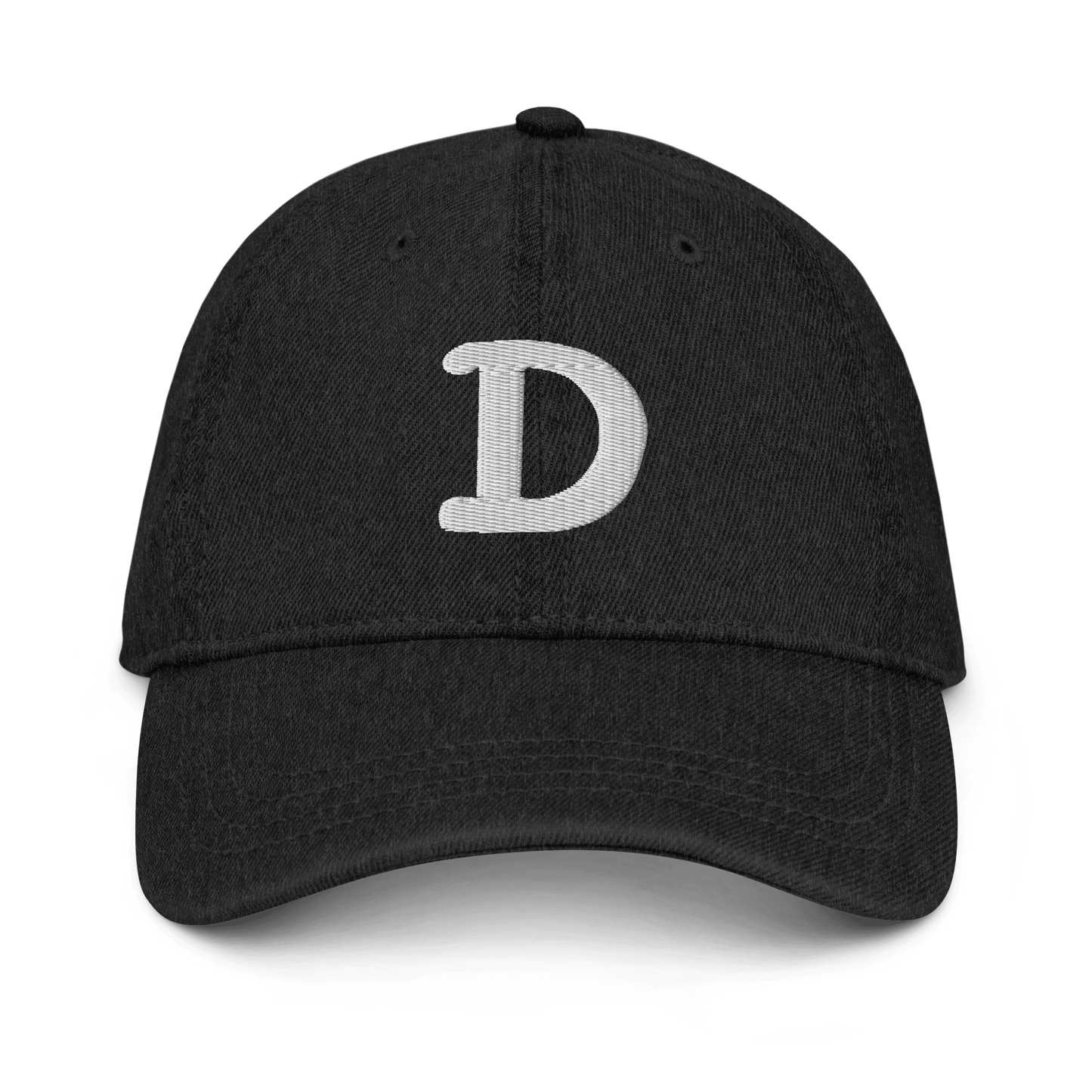 Detroit Old French 'D' Denim Baseball Cap - Circumspice Michigan