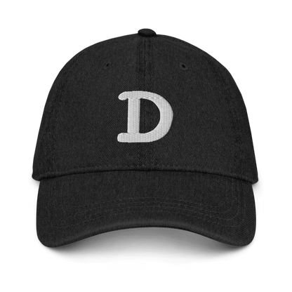 Detroit Old French 'D' Denim Baseball Cap - Circumspice Michigan