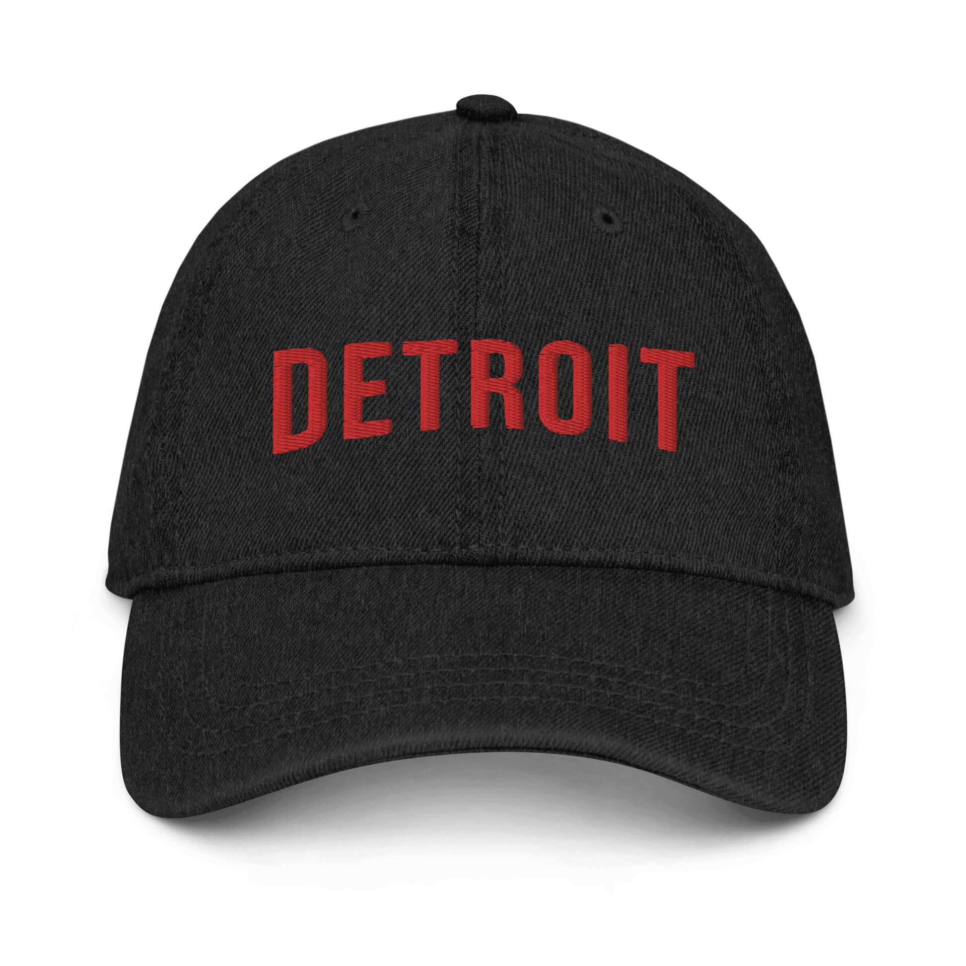 'Detroit' Streaming Parody Denim Baseball Cap - Circumspice Michigan