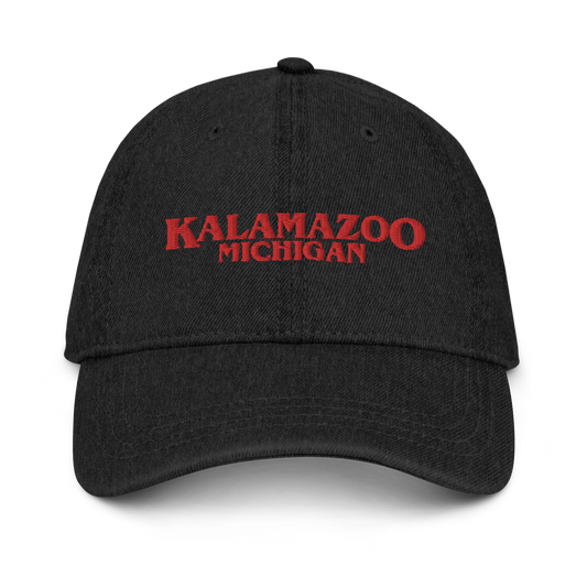 'Kalamazoo Michigan' Denim Baseball Cap (1980s Drama Parody)