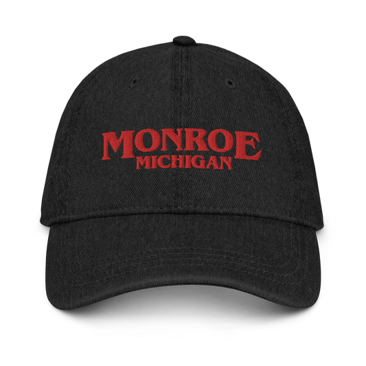 'Monroe Michigan' Denim Baseball Cap (1980s Drama Parody)