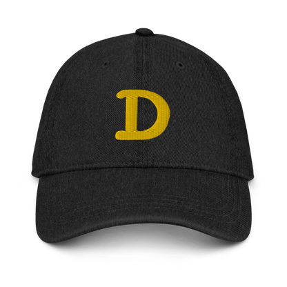 Detroit 'Old French D' Denim Baseball Cap | Gold Embroidery