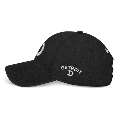 Detroit 'Old French D' Denim Baseball Cap (w/ Side Design)