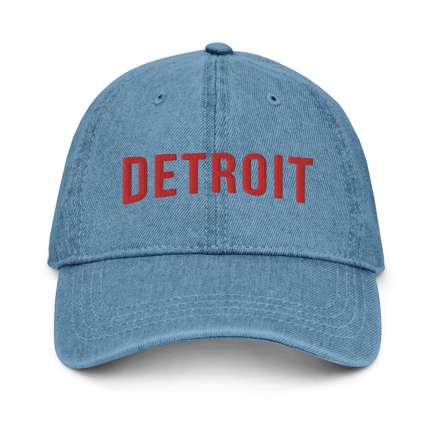 'Detroit' Streaming Parody Denim Baseball Cap - Circumspice Michigan