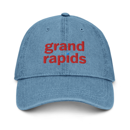 'Grand Rapids' Denim Baseball Cap (Hypermarket Parody)