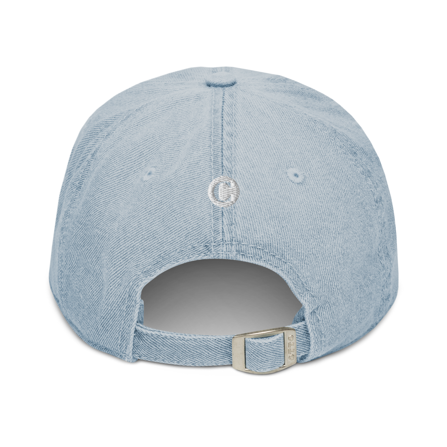 Detroit 'Old French D' Denim Baseball Cap (w/ Side Design)