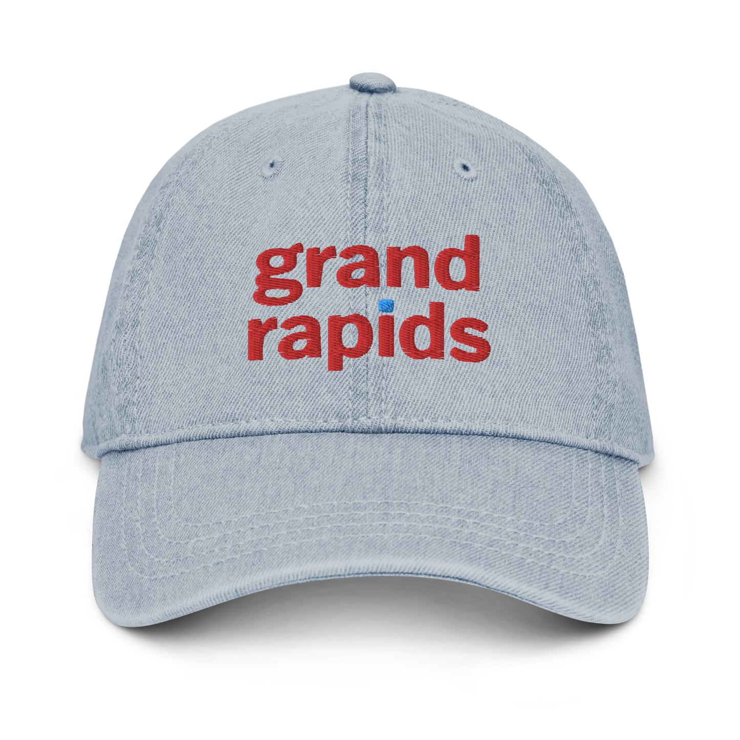 'Grand Rapids' Denim Baseball Cap (Hypermarket Parody)