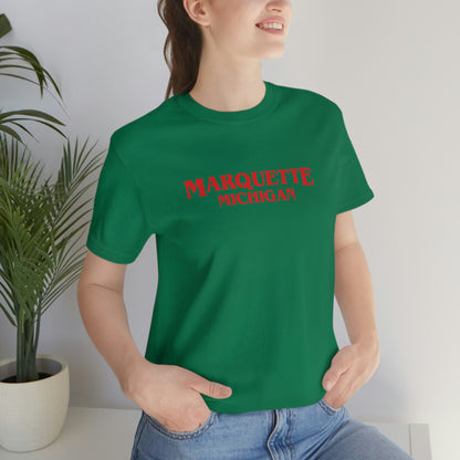 'Marquette Michigan' ' T-Shirt (1980s Drama Parody) | Unisex Standard Fit