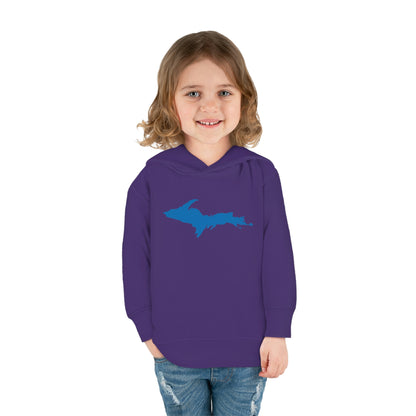 Michigan Upper Peninsula Hoodie (w/ Azure UP Outline) | Unisex Toddler