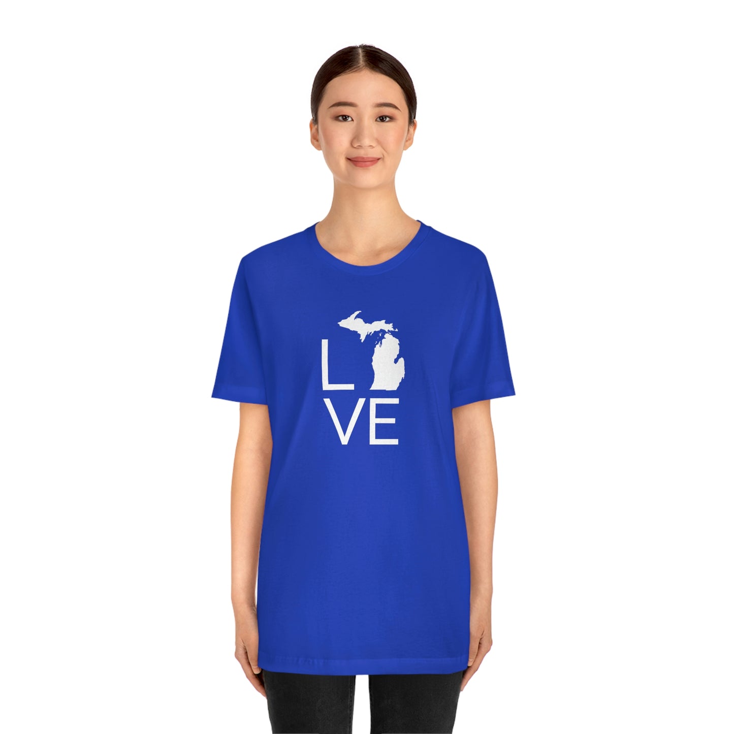 Michigan 'Love' T-Shirt (Thin Sans Font) | Unisex Standard Fit