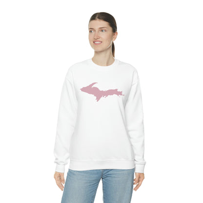 Michigan Upper Peninsula Sweatshirt (w/ Pink UP Outline) | Unisex Standard