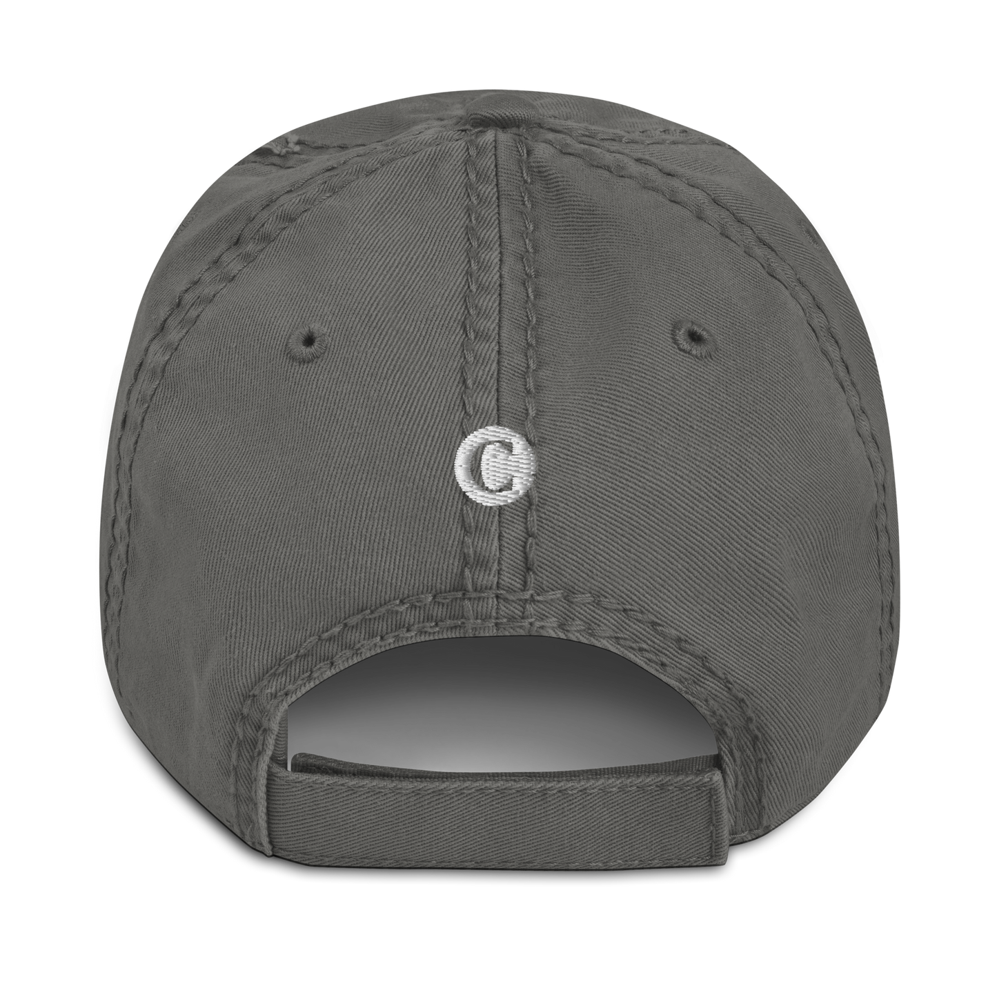 Detroit 'Old French D' Distressed Dad Hat (w/ Side Design)