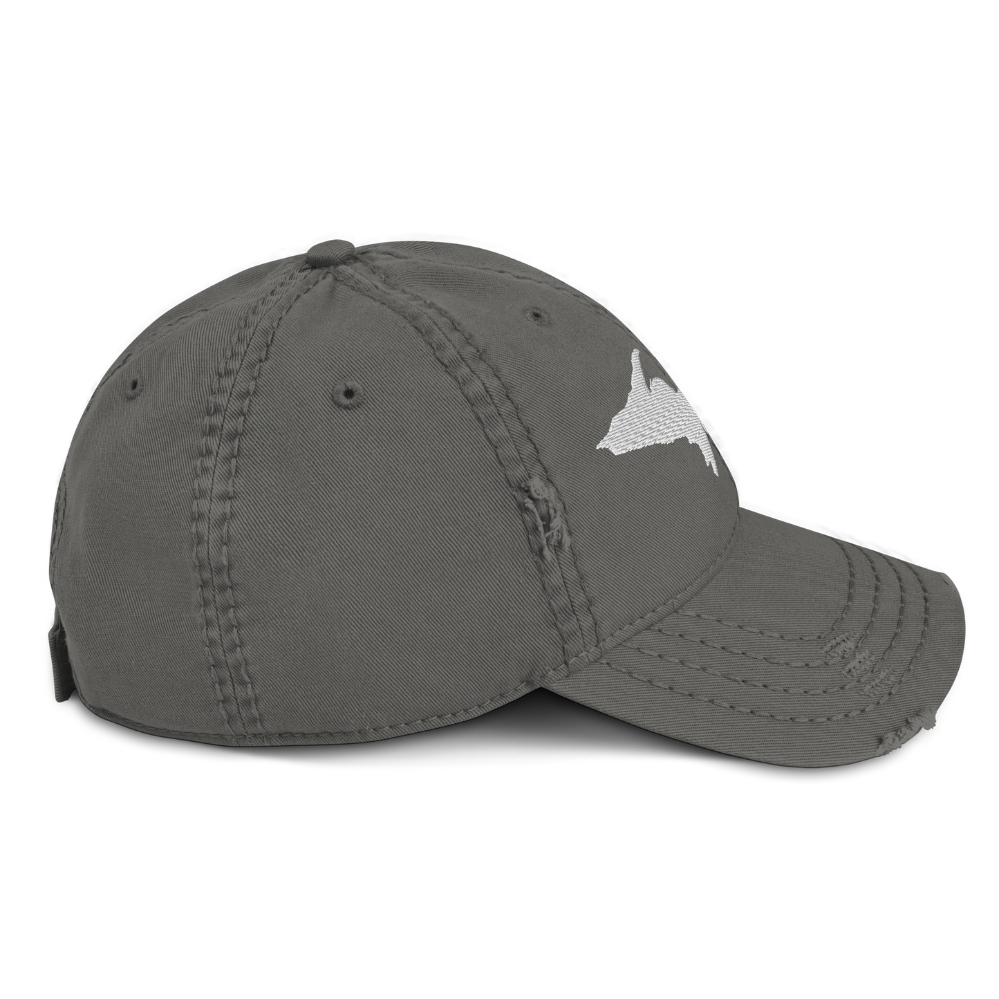 Michigan Upper Peninsula Distressed Dad Hat (w/ UP Outline)