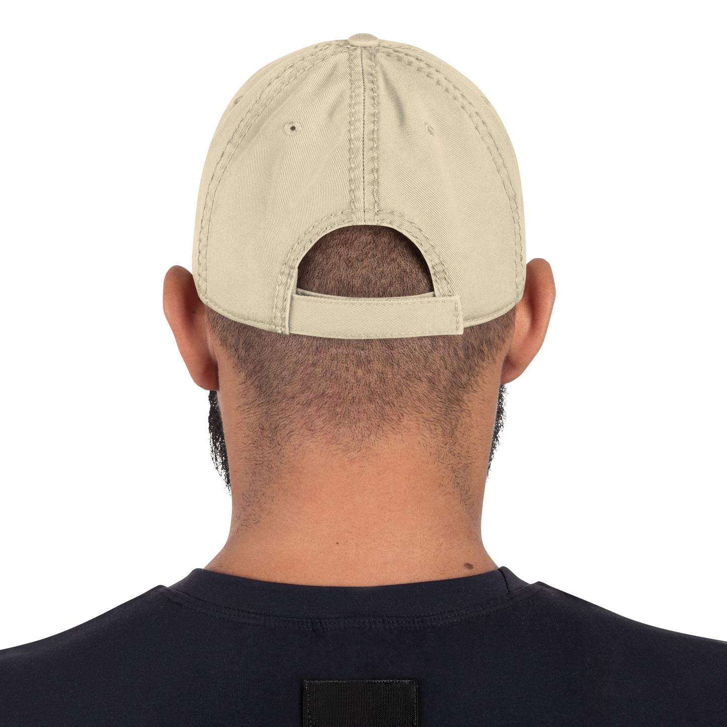 'Detroit Michigan' Distressed Dad Hat (w/Michigan Outline)