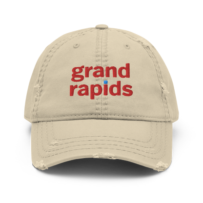 'Grand Rapids' Distressed Dad Hats (Hypermarket Parody)