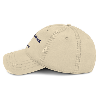 'Grand Marais Michigan' Distressed Dad Hat (w/ Michigan Outline)