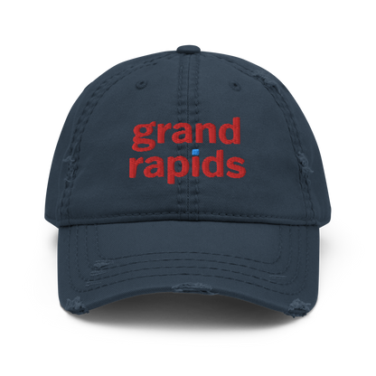 'Grand Rapids' Distressed Dad Hats (Hypermarket Parody)