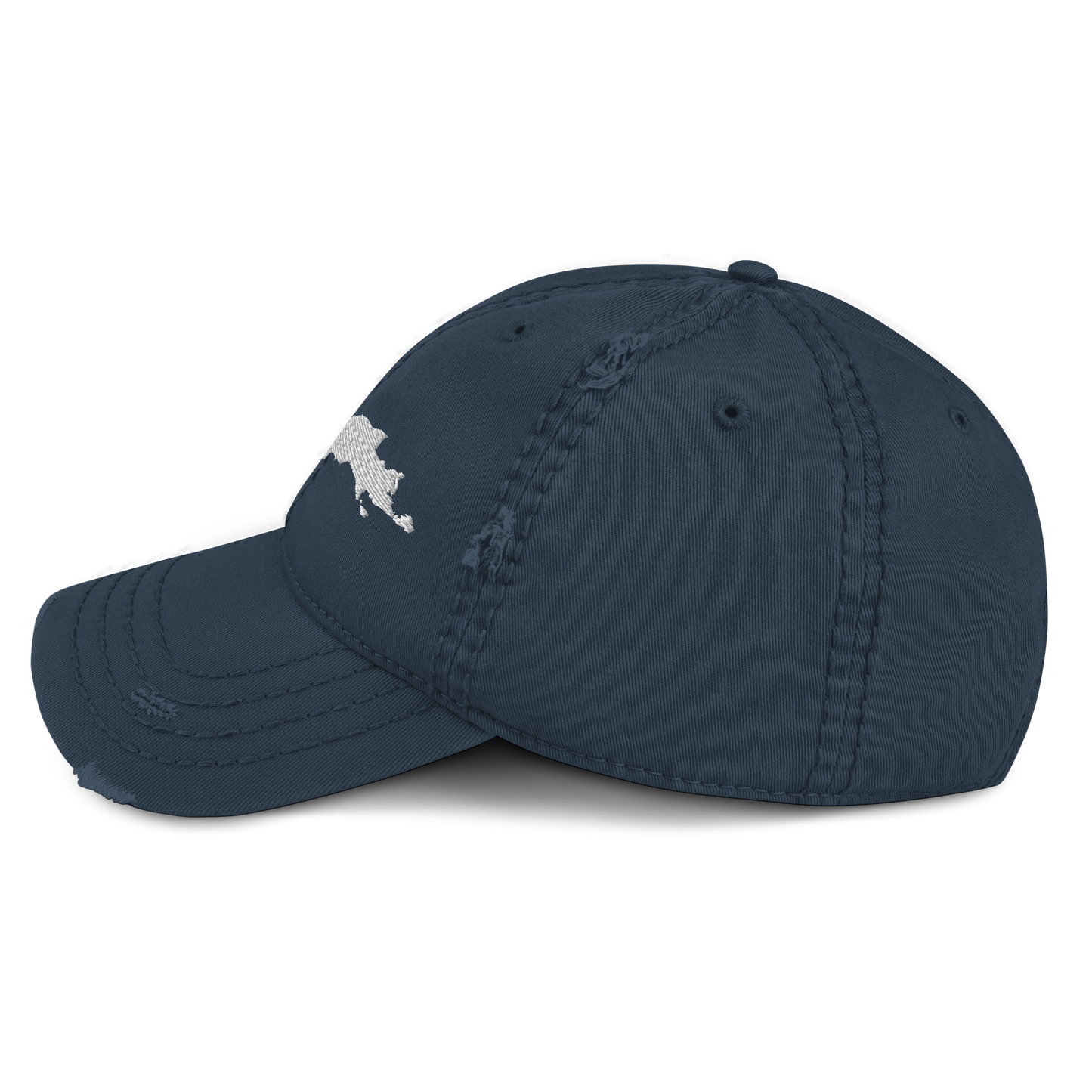 Michigan Upper Peninsula Distressed Dad Hat (w/ UP Outline)