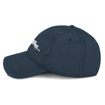 Michigan Upper Peninsula Distressed Dad Hat (w/ UP Outline)