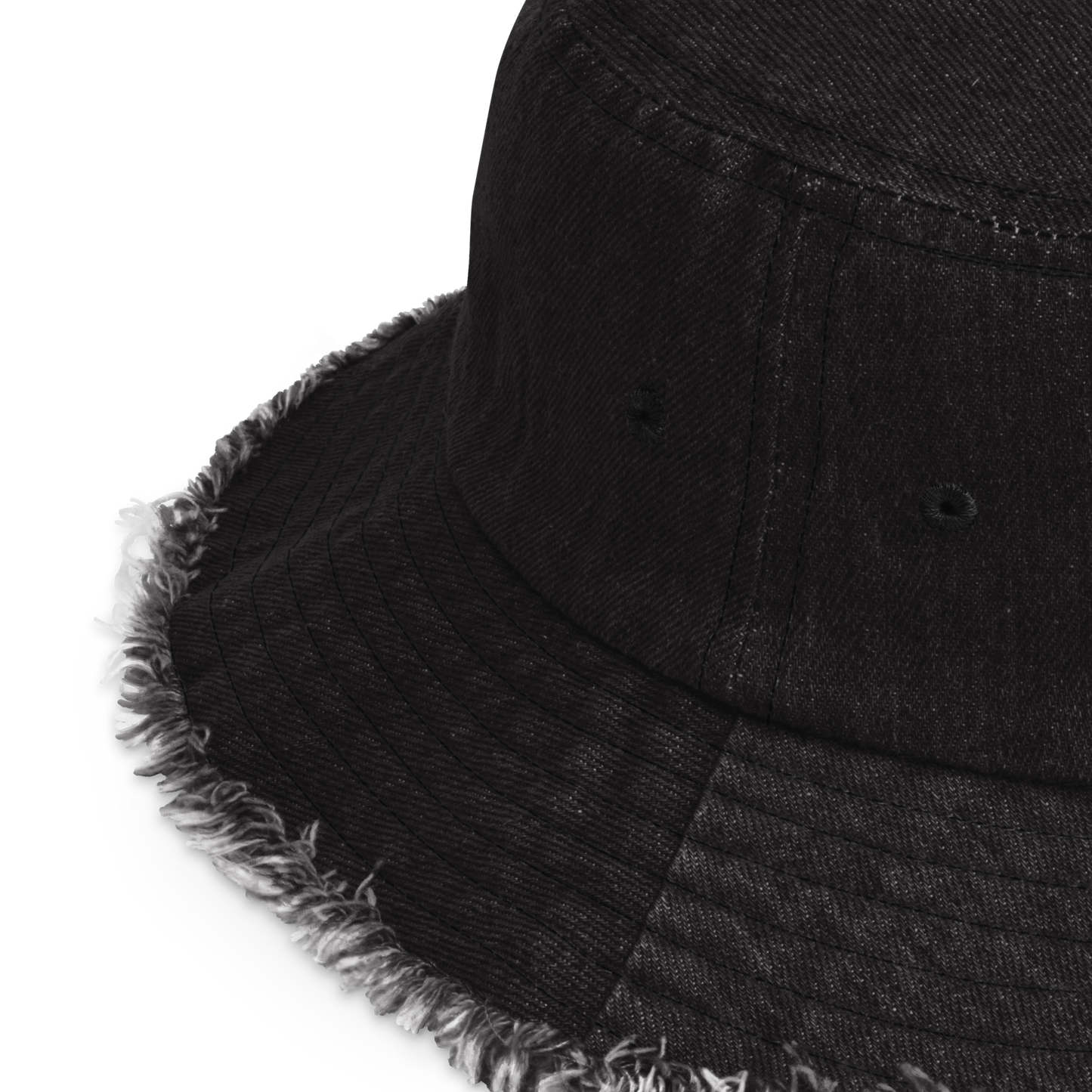 Michigan Upper Peninsula Distressed Denim Hat (w/ UP Outline)