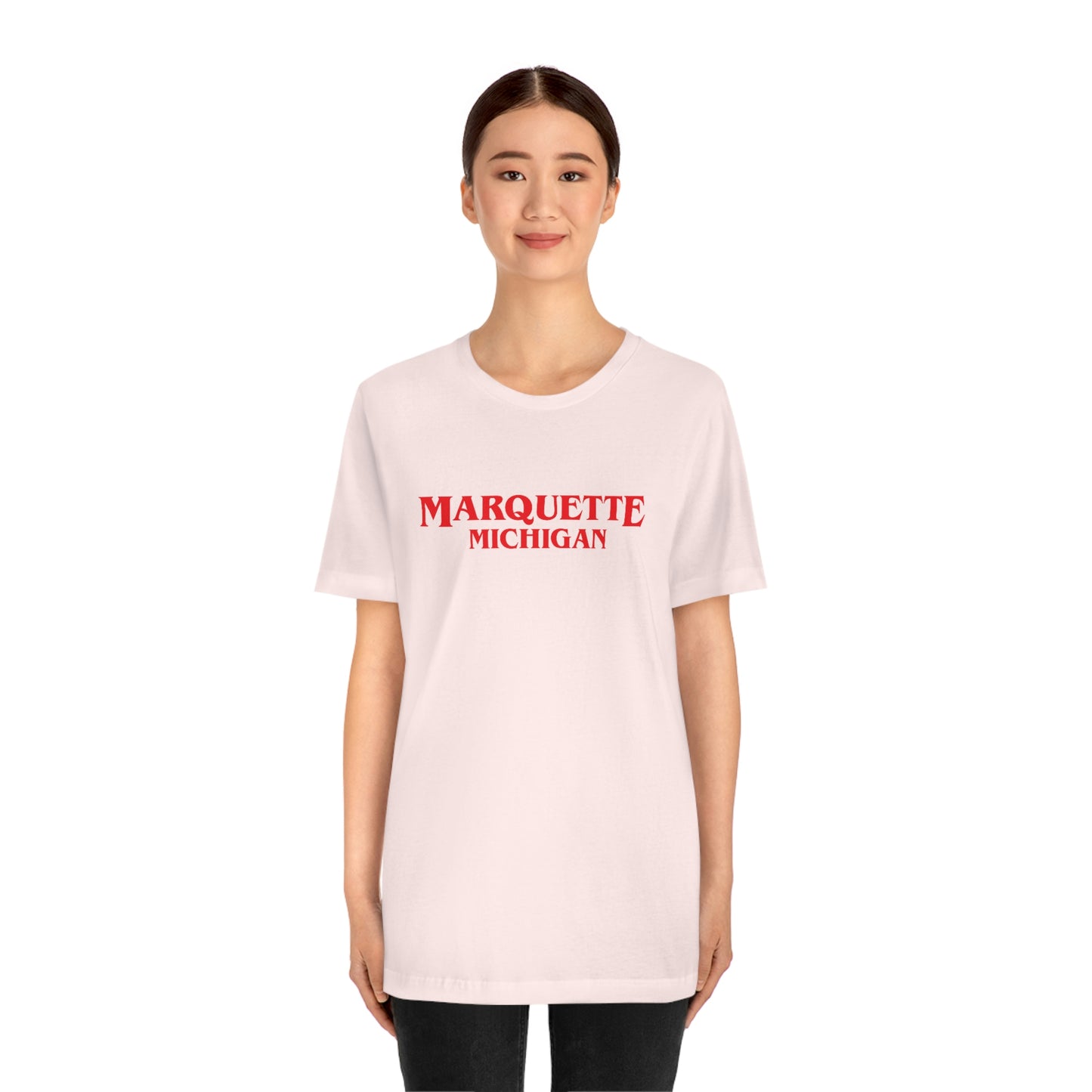 'Marquette Michigan' ' T-Shirt (1980s Drama Parody) | Unisex Standard Fit