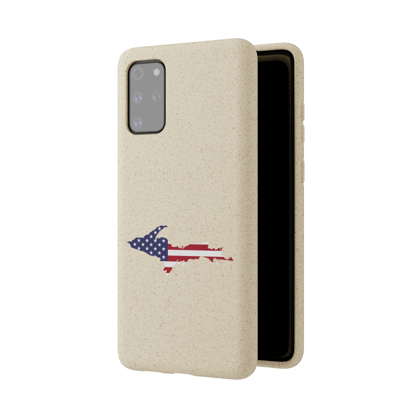 Michigan Upper Peninsula Biodegradable Phone Cases (w/ UP USA Flag Outline) | Samsung Android