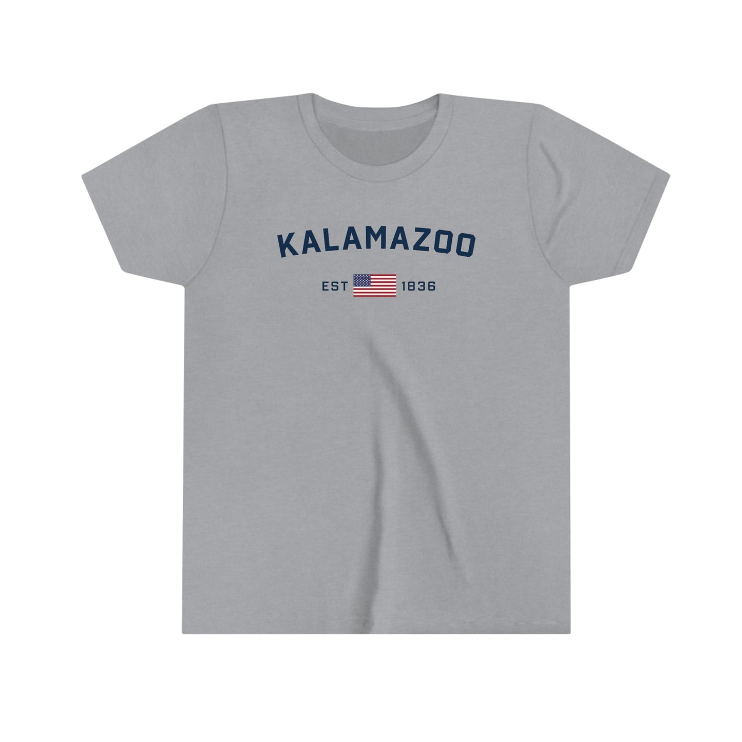 'Kalamazoo EST 1836' T-Shirt | Youth Short Sleeve