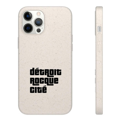 'Détroit Rocque Cité' Phone Cases (1970s Font) | Android & iPhone - Circumspice Michigan