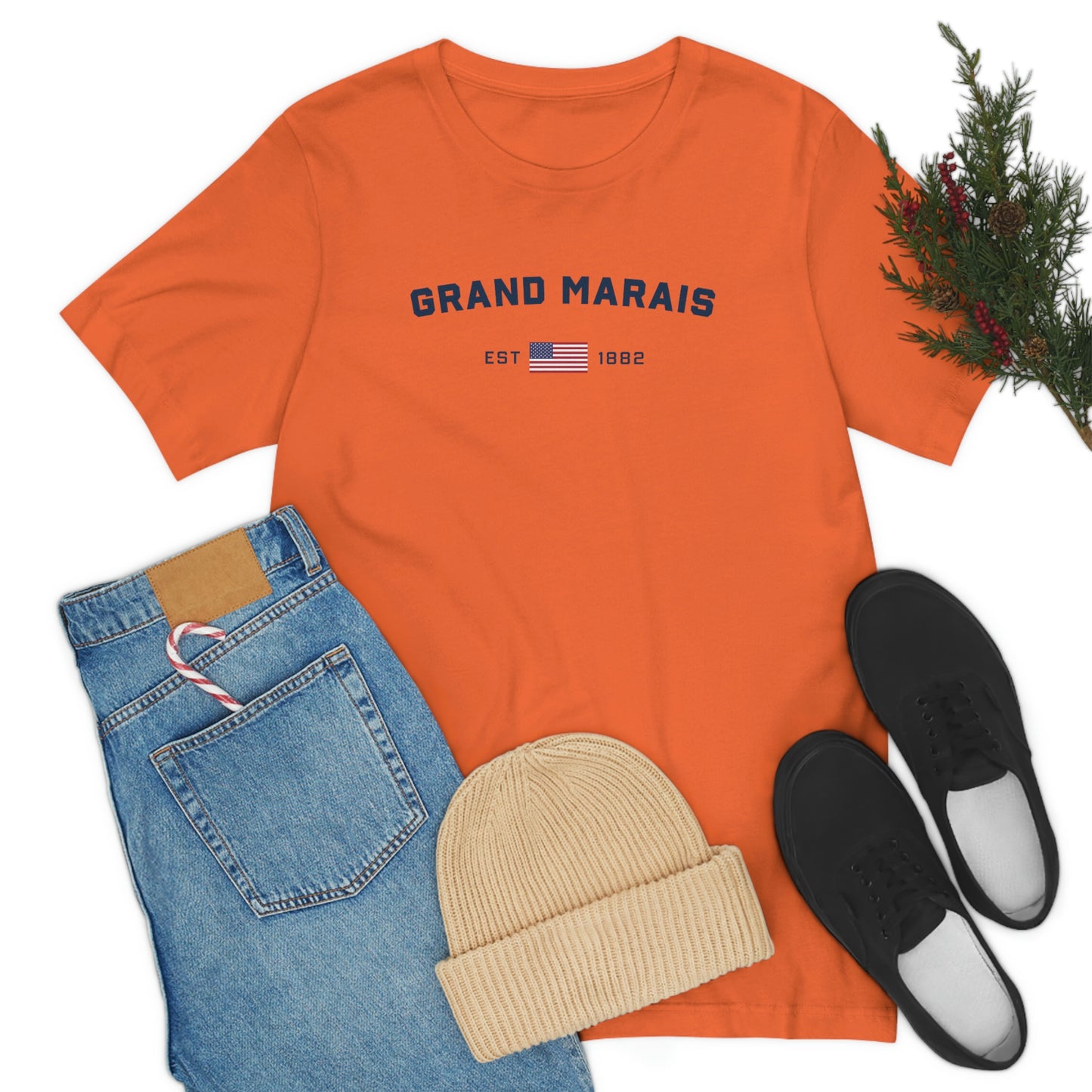 'Grand Marais EST 1882' T-Shirt | Unisex Standard Fit