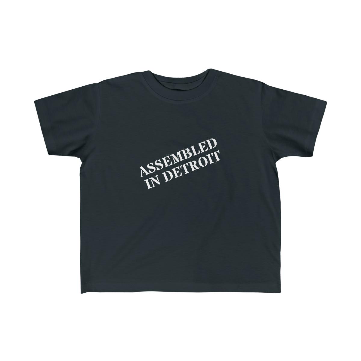 'Assembled in Detroit' T-Shirt | Toddler Short Sleeve - Circumspice Michigan