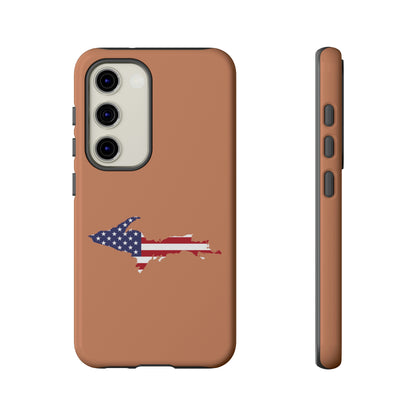 Michigan Upper Peninsula Tough Phone Case (Copper Patriot Edition) | Samsung & Pixel Android