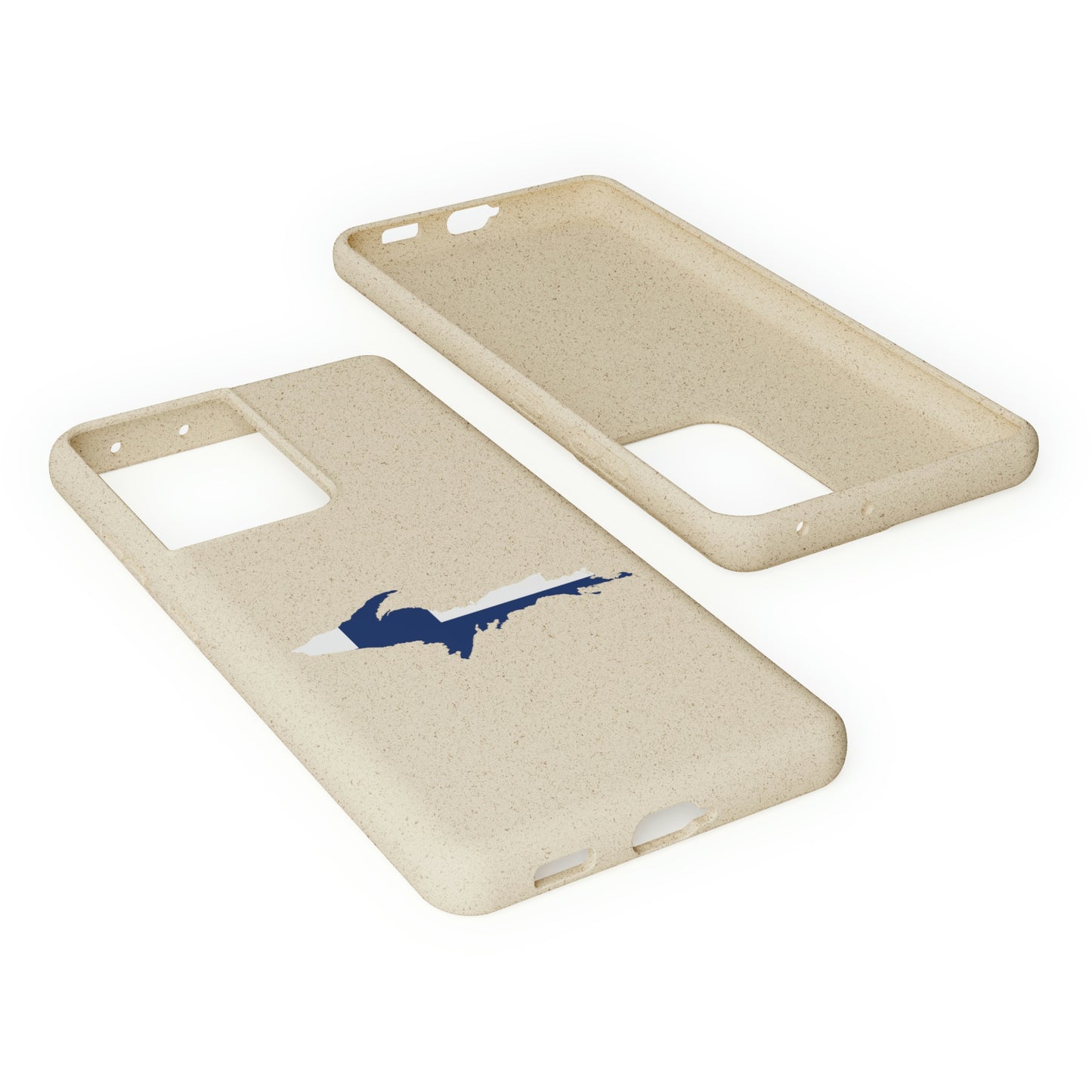 Michigan Upper Peninsula Biodegradable Phone Cases (w/ UP Finland Flag Outline) | Samsung Android