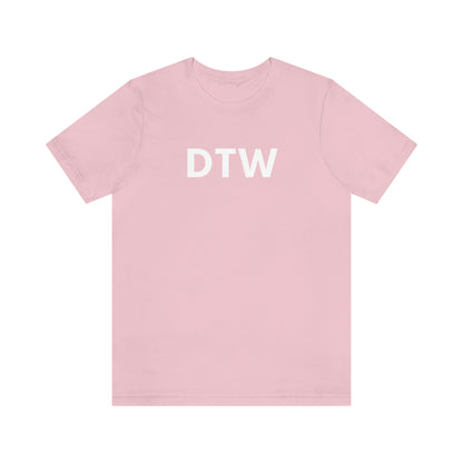 Detroit 'DTW' T-Shirt | Unisex Standard Fit