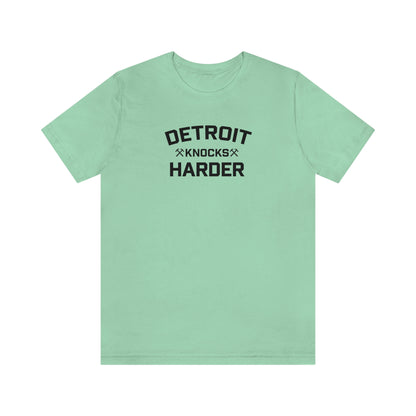 'Detroit Knocks Harder' T-Shirt | Unisex Standard Fit