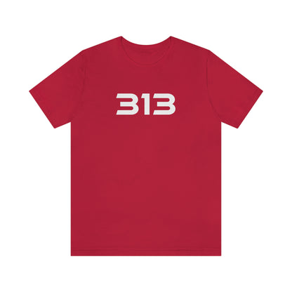 Detroit '313' T-Shirt (Futuristic Sans Font) | Unisex Standard Fit